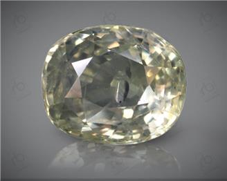 Yellow Sapphire Unheated & Untreated Natural Certified  6.35  CTS.  (  63244  DIN  )